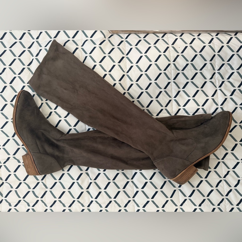 Gianni Bini Dark Brown Over the Knee Boots